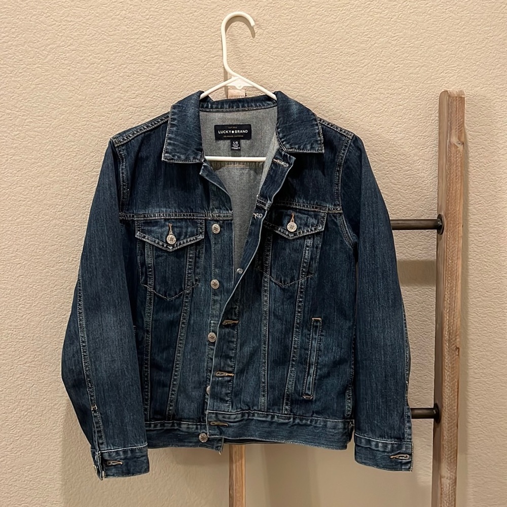 Lucky brand jean jacket (tomboy tucker style)